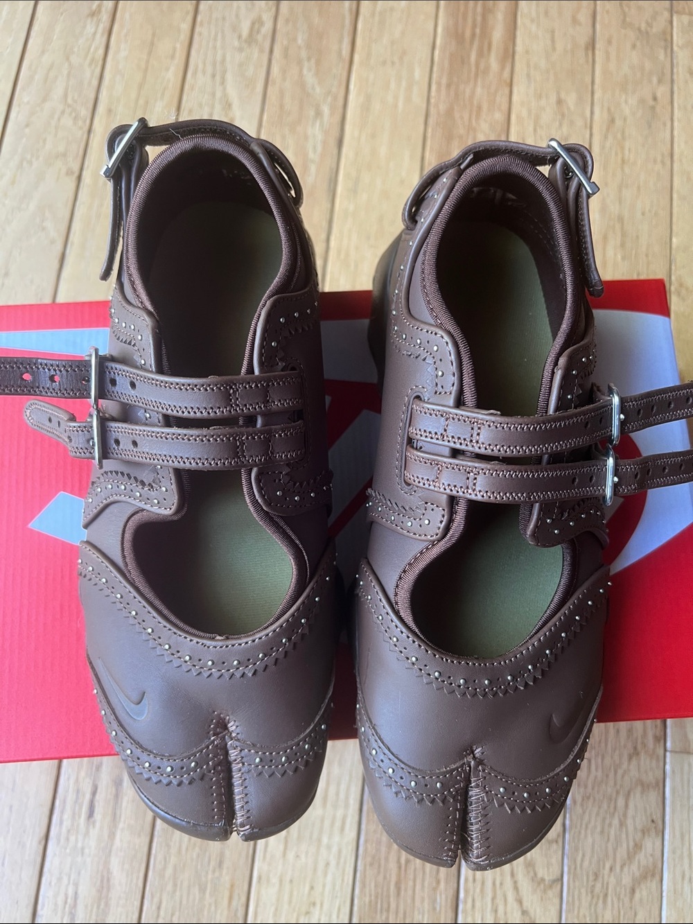 Nike Women's Air rifts Brown size 9 - Picture 4 of 9